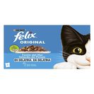 Imagem do produto Alimento Húmido Para Gato com Pedaços de Atum e Salmão em Gelatina