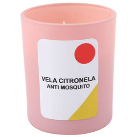 Imagem do produto Vela Citronela Anti Mosquito Rosa