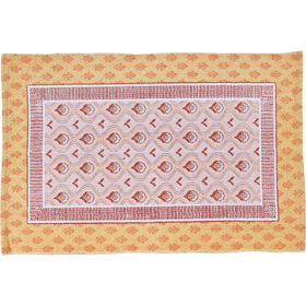 Imagem do produto Tapete Amarelo Quadrado Central All Over Tijolo Warm Boho
