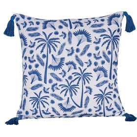 Imagem do produto Almofada 45x45cm Palmeiras Azuis Caribbean Nautic
