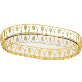 Imagem do produto Tabuleiro Dourado com Espelho