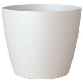 Vaso Redondo Plástico 9cm Branco Mate product image