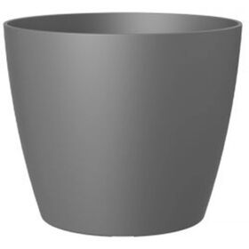 Vaso Redondo Plástico 20cm Antracite product image