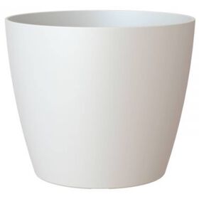 Vaso Redondo Plástico 25cm Branco product image