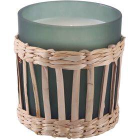 Vela em Copo com Palhinha 225g Verde product image