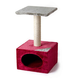Arranhador para Gato Diabolo Vermelho 37x37x66cm product image