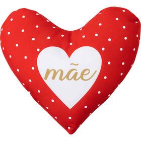 Imagem do produto Almofada Coração Mãe 45x45cm Dia da Mãe