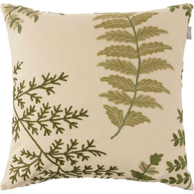 Imagem do produto Almofada 45x45cm Cru Folhas Bordadas