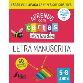 Imagem do produto Aprendo com Cartas - Atividades - Letra Manuscrita 5-8 Anos