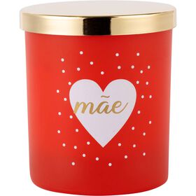 Imagem do produto Vela em Copo com Tampa Mãe 165g Vermelha Dia da Mãe