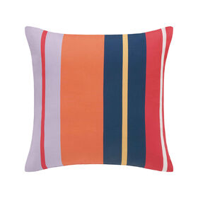 Imagem do produto Almofada 45x45cm Riscas Laranja e Vermelho