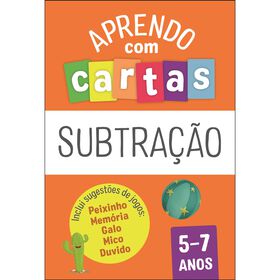 Imagem do produto Aprendo com Cartas - Subtração 5-7 Anos