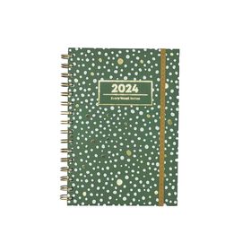 Imagem do produto Agenda Semanal A5 Bolas Verde com Elástico 2024