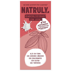 Imagem do produto Tablete de Chocolate de Leite sem Açúcar e sem Glúten