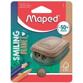 Imagem do produto Afia Duplo com Depósito Smiling Planet