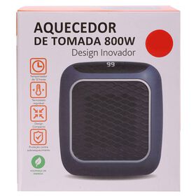 Imagem do produto Aquecedor de Tomada 800W Termostato Regulável