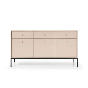 Imagem do produto Aparador 3 Portas 39x154x83cm Bege Camões