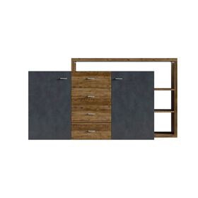 Imagem do produto Aparador 37x180x98cm Castanho Pessoa