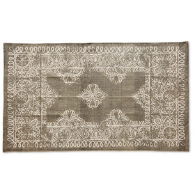 Imagem do produto Tapete Algodão 60x90cm Cinza Estampado All Over