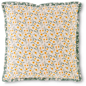 Imagem do produto Almofada 45x45cm Flores Verdes Cottage