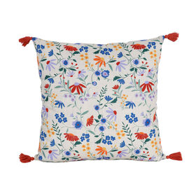 Imagem do produto Almofada 50x50cm Branca All Over Flores Cottage
