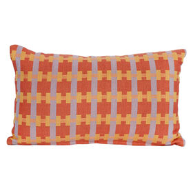 Imagem do produto Almofada 30x50cm Laranja Jacquard Graphic Color