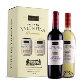 Imagem do produto Vinha da Valentina Premium Vinho Tinto e Península de Setúbal Vinho Branco Conjunto