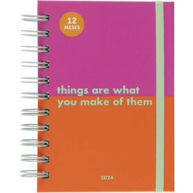 Imagem do produto Agenda Semanal A6 Feel Good com Elástico 2024 (várias cores)