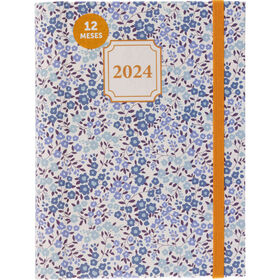 Imagem do produto Agenda Semanal A6 Liberty com Elástico 2024 (várias cores)