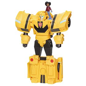 Imagem do produto Transformers Earthspark - Figura Spin Changer Bumblebee