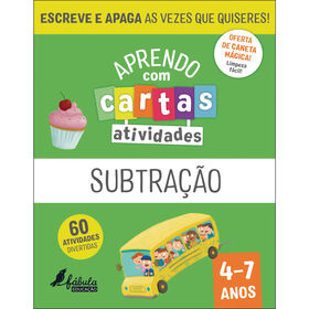 Imagem do produto Aprendo com Cartas - Subtração (4-7 Anos)