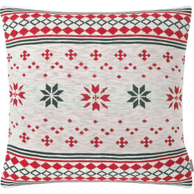 Imagem do produto Almofada Tricotada Estrelas Natal 43x43cm