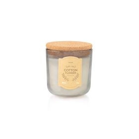 Imagem do produto Vela em Copo Vegan Tampa Cortiça 400g Cotton Flower