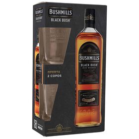 Imagem do produto Whisky Irish Bushmills Black Bush com 2 Copos