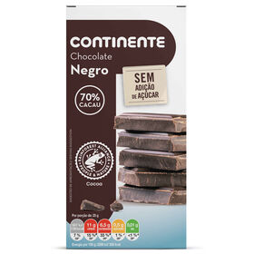 Imagem do produto Tablete de Chocolate Negro 70% Cacau sem Açúcar