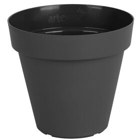 Vaso Redondo Plástico 14cm Cinza Antracite product image