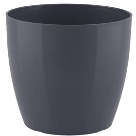 Vaso Redondo Plástico 20cm Preto product image