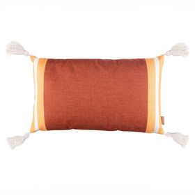 Imagem do produto Almofada 30x50cm Terracota Risca Amarela Capri