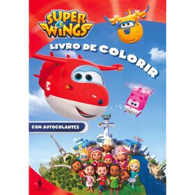 Imagem do produto Super Wings - Livro de Colorir com Autocolantes