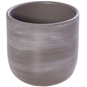 Vaso Redondo Faiança 14,5cm Antracite product image