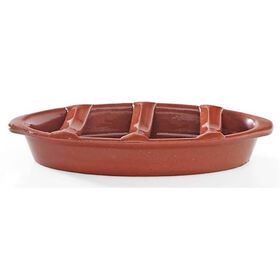Assador Chouriço Barro 25x13cm Castanho product image