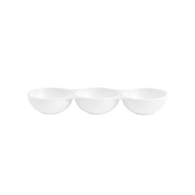 Imagem do produto Taça 3 Divisórias 26x9cm Branca Clean