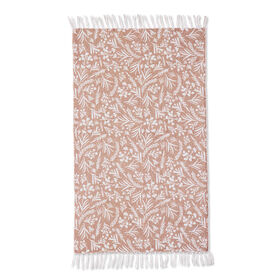 Imagem do produto Tapete Algodão 90x150cm All Over Flores Rosa