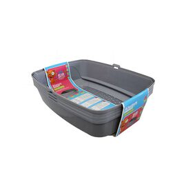 Imagem do produto Tabuleiro de Areia para Gato Cinza 24x37x50 cm