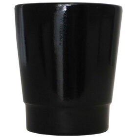 Vaso Redondo Faiança 14cm Preto product image