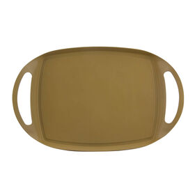 Imagem do produto Tabuleiro Grelhador Antiaderente Alumínio 36x23cm Verde Oliveira Gourmet