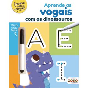 Imagem do produto Aprende as Vogais com os Dinossauros