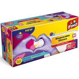 Imagem do produto Luvas Descartáveis Lilás M