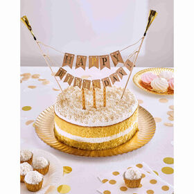 Imagem do produto Topo de Bolo Happy Birthday Dourado