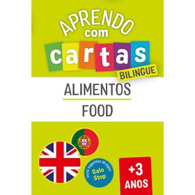 Imagem do produto Aprendo com Cartas - Alimentos - Bilingue